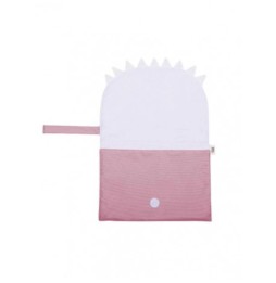 Baby Bites Travel Changing Mat Shark Pink