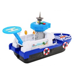 Police Boat 2-in-1 for Kids with Accessories and Sounds