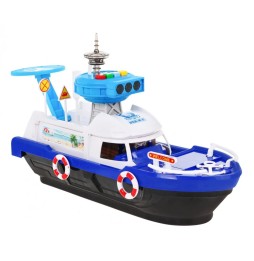 Police Boat 2-in-1 for Kids with Accessories and Sounds