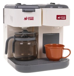 Kids Coffee Maker Toy Set, 2-in-1 Espresso Machine