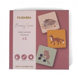 Filibabka Memory Game Nordic Animals for Kids