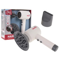 White Hair Dryer with Accessories