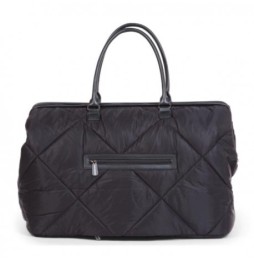 Childhome Mommy Bag Black Quilted - Stylish and Functional