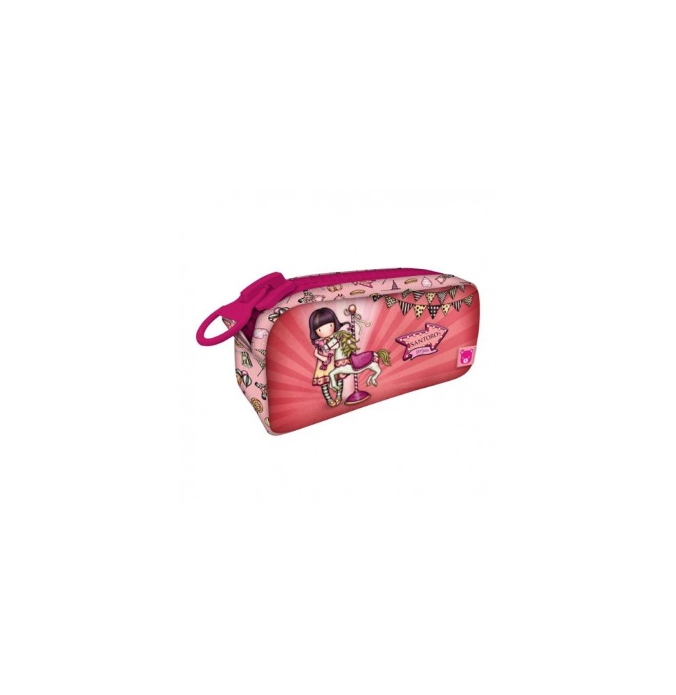 Pencil Case with Large Zipper Gorjuss Carousel