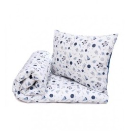 Cotton Bedding 140x200cm - Kids' Space Theme