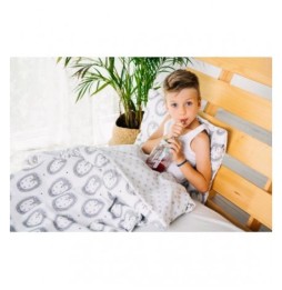 80x100 cm Bedding Set, Hedgehog Pattern - PULP