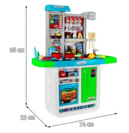 Huge Blue Kitchen for Kids 3+ with Interactive Features