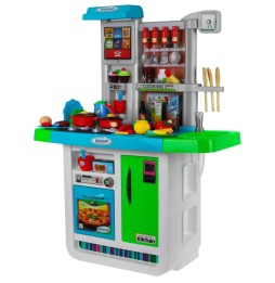 Huge Blue Kitchen for Kids 3+ with Interactive Features