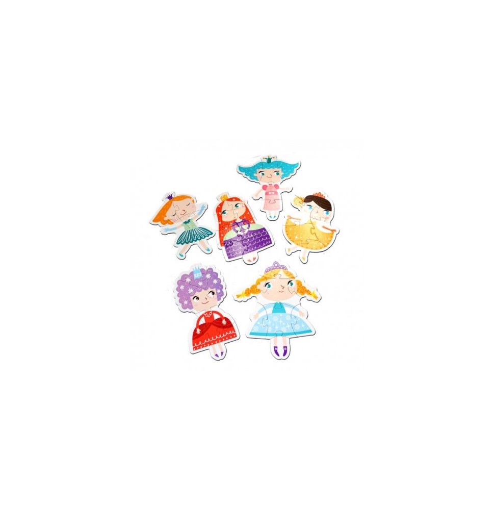 Princess Puzzles for Kids in a Decorative Box