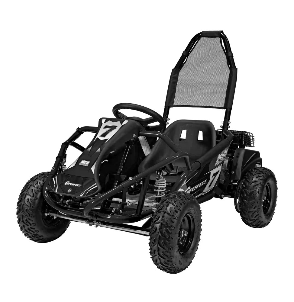 Mud Monster Black Go-Kart - Durable Vehicle