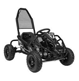 Gokart cu motor mud monster negru - vehicul durabil