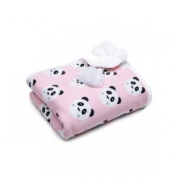 Cotton Baby Blanket with Pandas