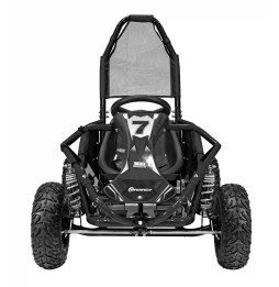 Gokart cu motor mud monster negru - vehicul durabil