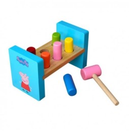 Wooden Hammer Toy Peppa Pig for Kids