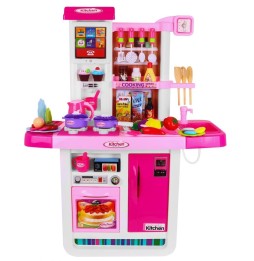 Children's Interactive Kitchen with Audio Panel and Water