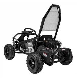 Gokart cu motor mud monster negru - vehicul durabil