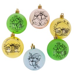 Bauble Painting Set for Kids