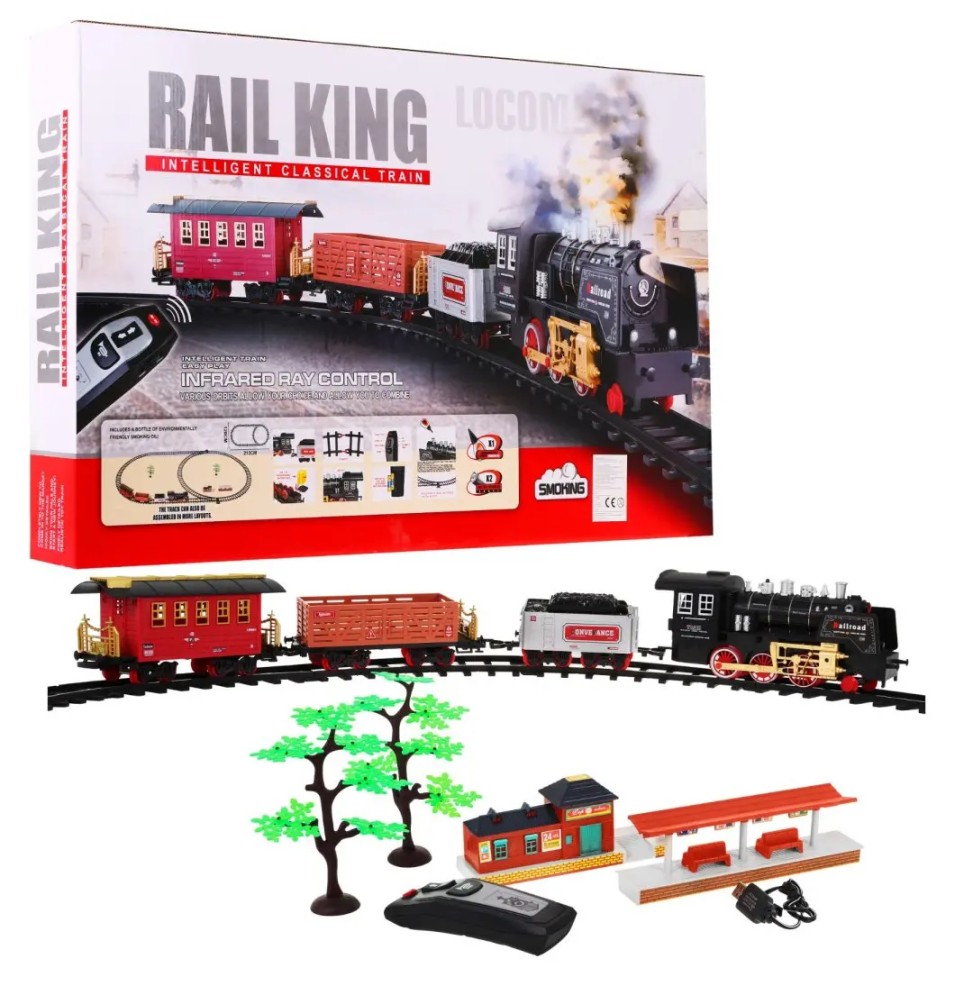 Remote-Controlled Train Set for Kids 3+