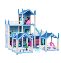 3-Tier Dollhouse with Furniture Included