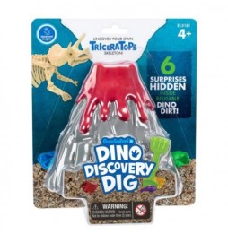 Set săpături dinozaur triceratops pentru copii