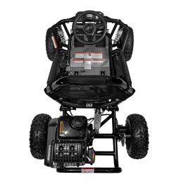 Gokart cu motor mud monster negru - vehicul durabil