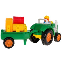 Set tractor cu fermier și accesorii pentru copii