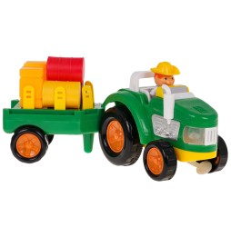 Set tractor cu fermier și accesorii pentru copii