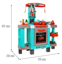 Large Kitchen for Kids 3+ with Interactive Burners