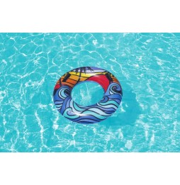 Castaway Swimming Ring 91cm Bestway Blue