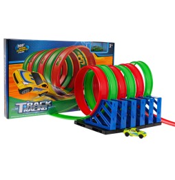 Racing Track Launcher with Loops for Kids