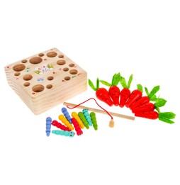 Wooden Carrot Game for Kids 3+