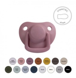 Filibabba pacifiers 2 pcs. 0m+ dusty rose