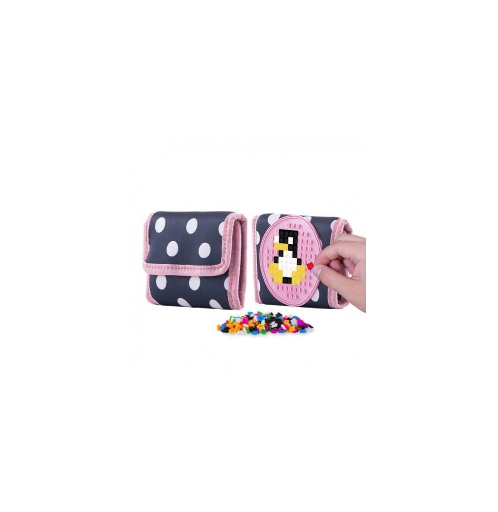 PIXIE CREW Wallet with Creative Panel, Pink