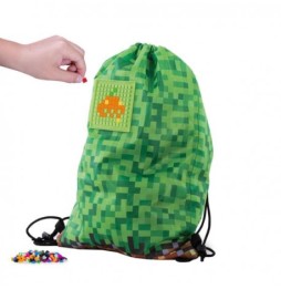 Pixie Crew Backpack Bag Green Checkered