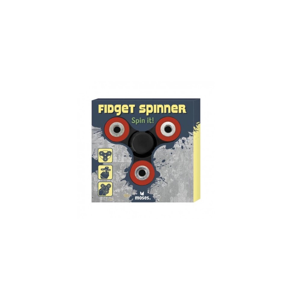 Finger spinner - czarny - zabawka zręcznościowa