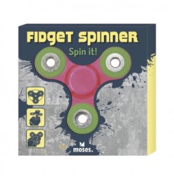 Finger spinner - różowy - zabawka zręcznościowa dla dzieci