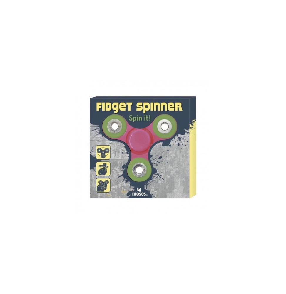 Finger spinner - różowy - zabawka zręcznościowa dla dzieci