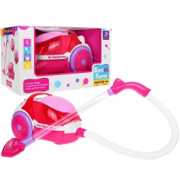 Pink Vacuum Cleaner for Kids with Lights and Sounds