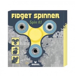 Yellow Finger Spinner - fidget toy for all ages