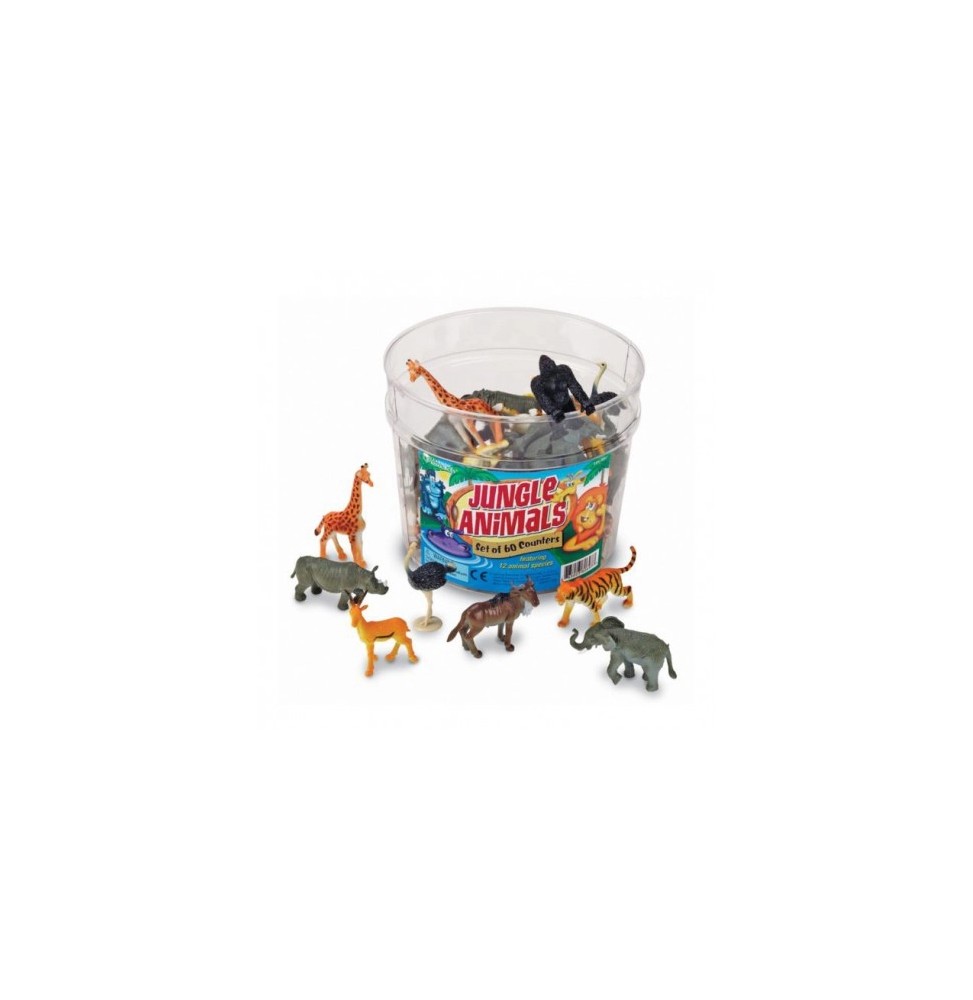 Counting Figurines - Jungle Animals Set