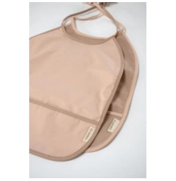 Filibabba Tie Bib 2 pcs. peach-blush