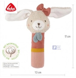 Handheld Rattle Toy, Bunny Nature Collection