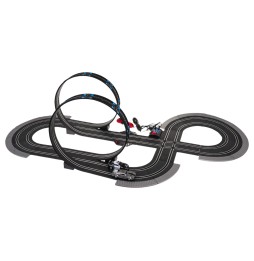 Racing Track Set with Cars and Blocks for Kids