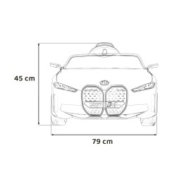 Autko BMW i4 dla dzieci na akumulator z pilotem