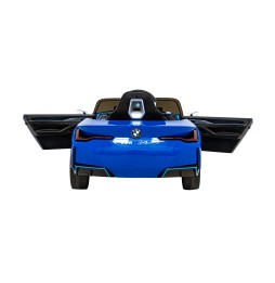 BMW i4 Kids Car - Blue with Remote and LED Lights