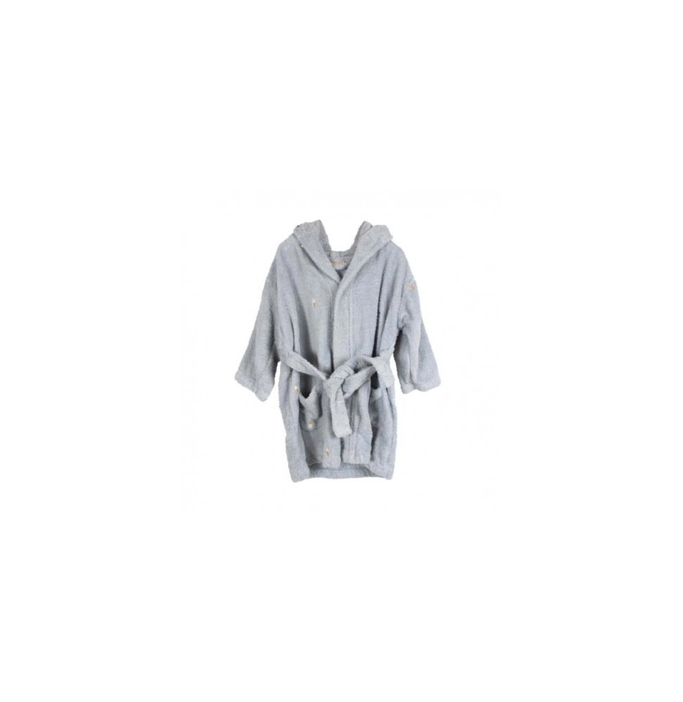 Filibabba kids bathrobe 3-4 years pearl blue