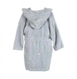 Filibabba kids bathrobe 3-4 years pearl blue