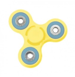 Finger spinner żółty - zabawka zręcznościowa dla dzieci i dorosłych