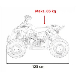 Quad pe benzin renegade hiperfect 110cc galben