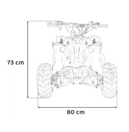 Gas Quad Renegade Hiperfect 110cc Yellow